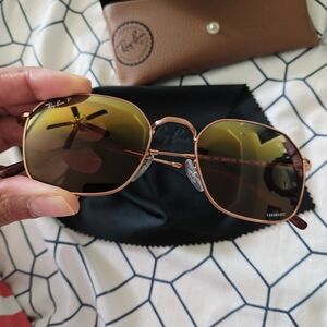 Ray-Ban Gold Sunglasses for Men